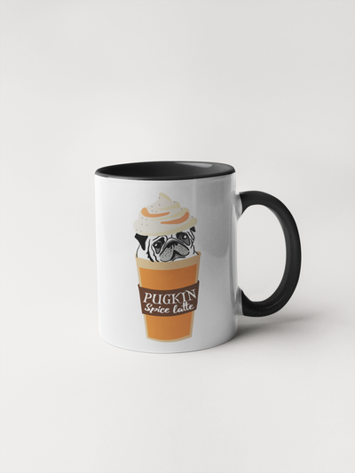 Pugkin Spice Latte - Pug Coffee Mug