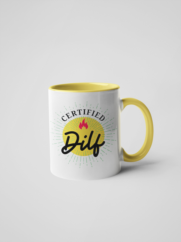 Certified Dilf Coffee Mug - Adult Humor