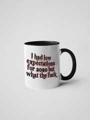 I Had Low Expectations for 2020 But What the Fuck - Coffee Mug Adult Humor