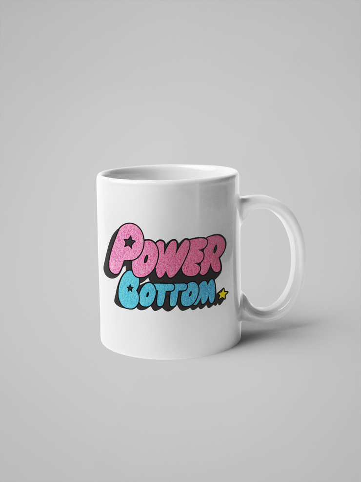 Power Bottom Coffee Mug - Adult/Gay Humor