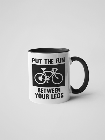 Put the Fun Between Your Legs - Bike/Spin Coffee Mug