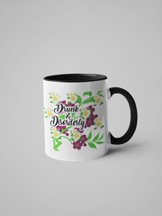 Drunk and Disorderly - Floral Delicate and Fancy Mug