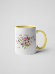 Thirsty Hoe Mug - Floral, Delicate and Fancy