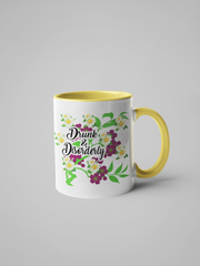 Drunk and Disorderly - Floral Delicate and Fancy Mug