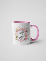 Petty AF - Floral Delicate and Fancy Coffee Mug