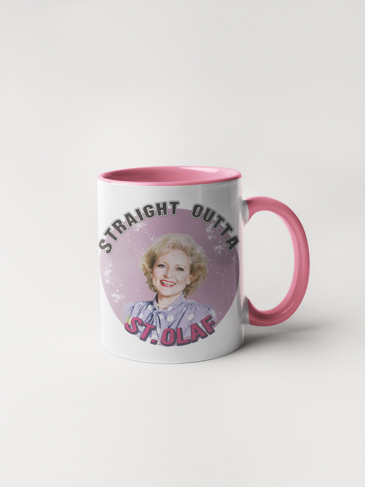 Straight Outta St. Olaf - Golden Girls Mug with Rose Nylund