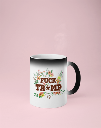 Which is the Dirty Word - F*ck Tr*mp Color Changing Mug - Reveals Secret Message w/ Hot Water