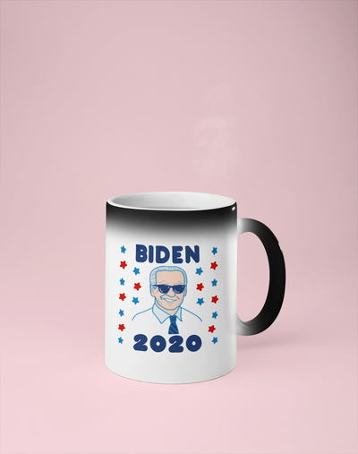Biden 2020 - Joe Biden Color Changing Mug - Reveals Secret Message w/ Hot Water