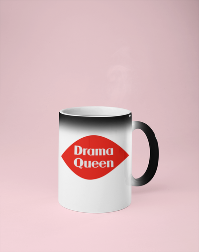 Drama Queen Color Changing Mug - Reveals Secret Message w/ Hot Water