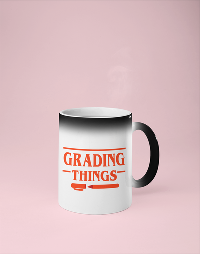 Grading Things Color Changing Mug - Reveals Secret Message w/ Hot Water