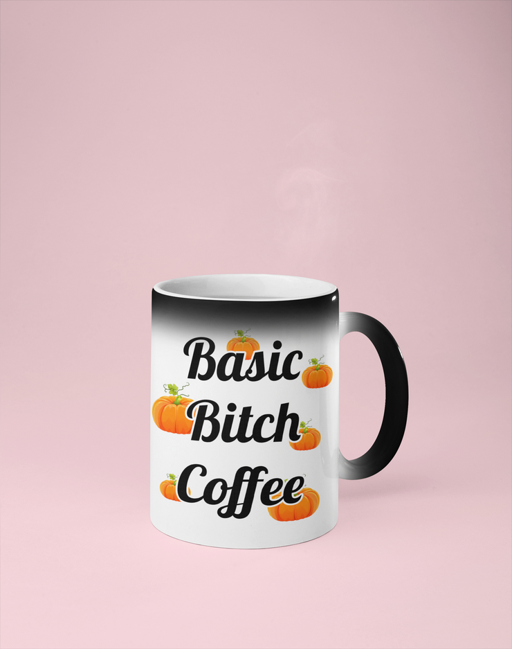 Basic Bitch Coffee Color Changing Mug - Reveals Secret Message w/ Hot Water