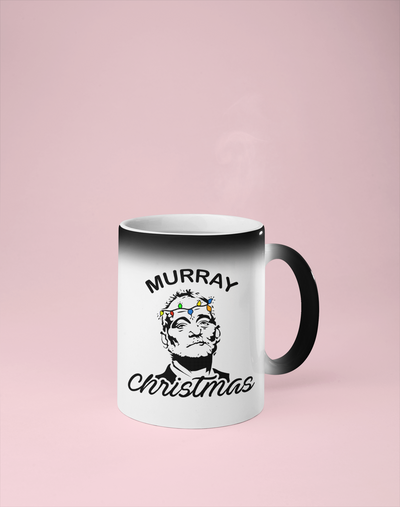 Murray Christmas - Bill Murray Color Changing Mug - Reveals Secret Message w/ Hot Water