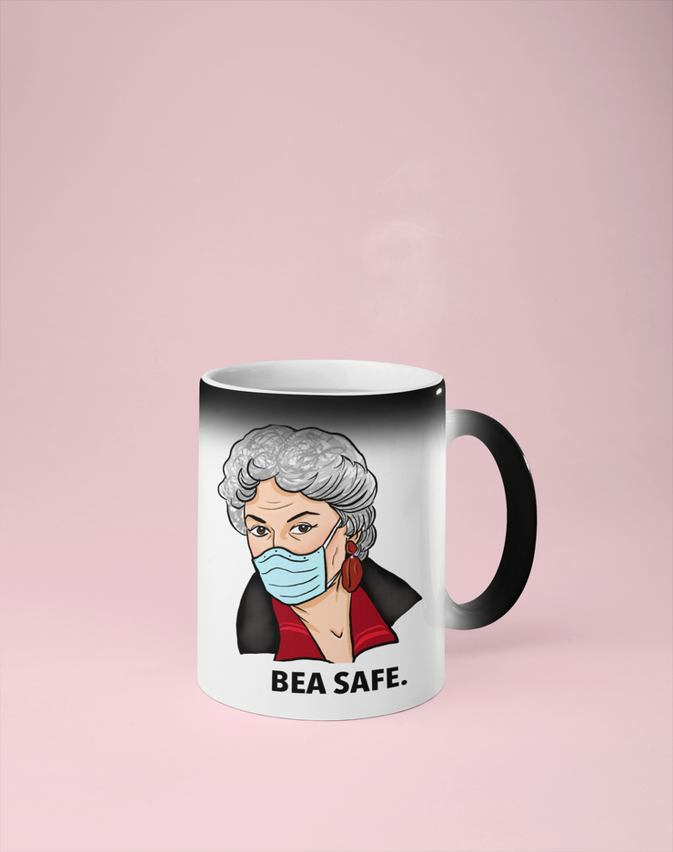 Bea Safe - Golden Girls Color Changing Mug - Reveals Secret Message w/ Hot Water