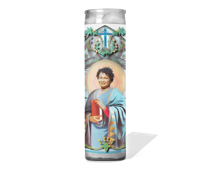 Stacey Abrams Celebrity Prayer Candle