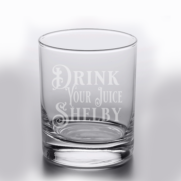 Drink Your Juice Shelby - 17oz. Stemless Wine Glass – Calm Down Caren