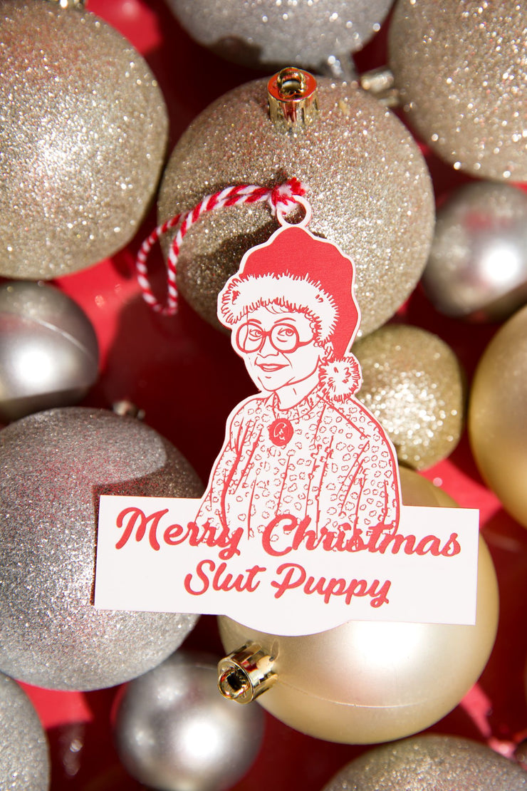 Sophia Petrillo Golden Girls - Slut Puppy - Acrylic Christmas Ornament