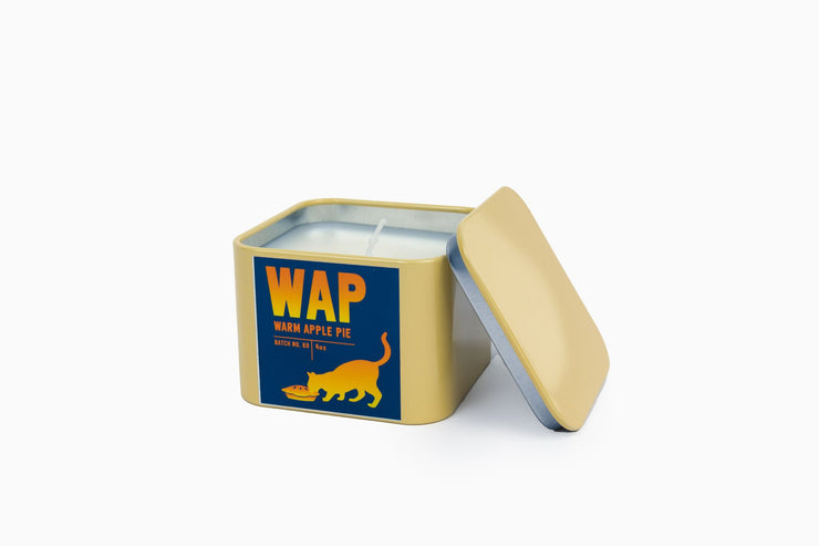 WAP Autumn Soy Candle - Warm Apple Pie in Yellow Tin